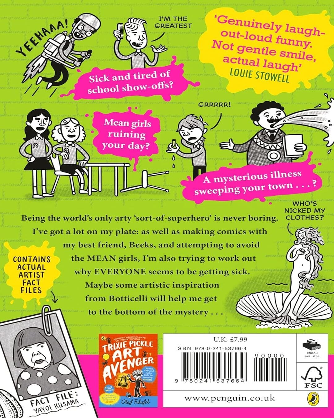 Trixie Pickle Art Avenger: Toxic Takedown by Falafel, Olaf [Paperback] - versoz.com