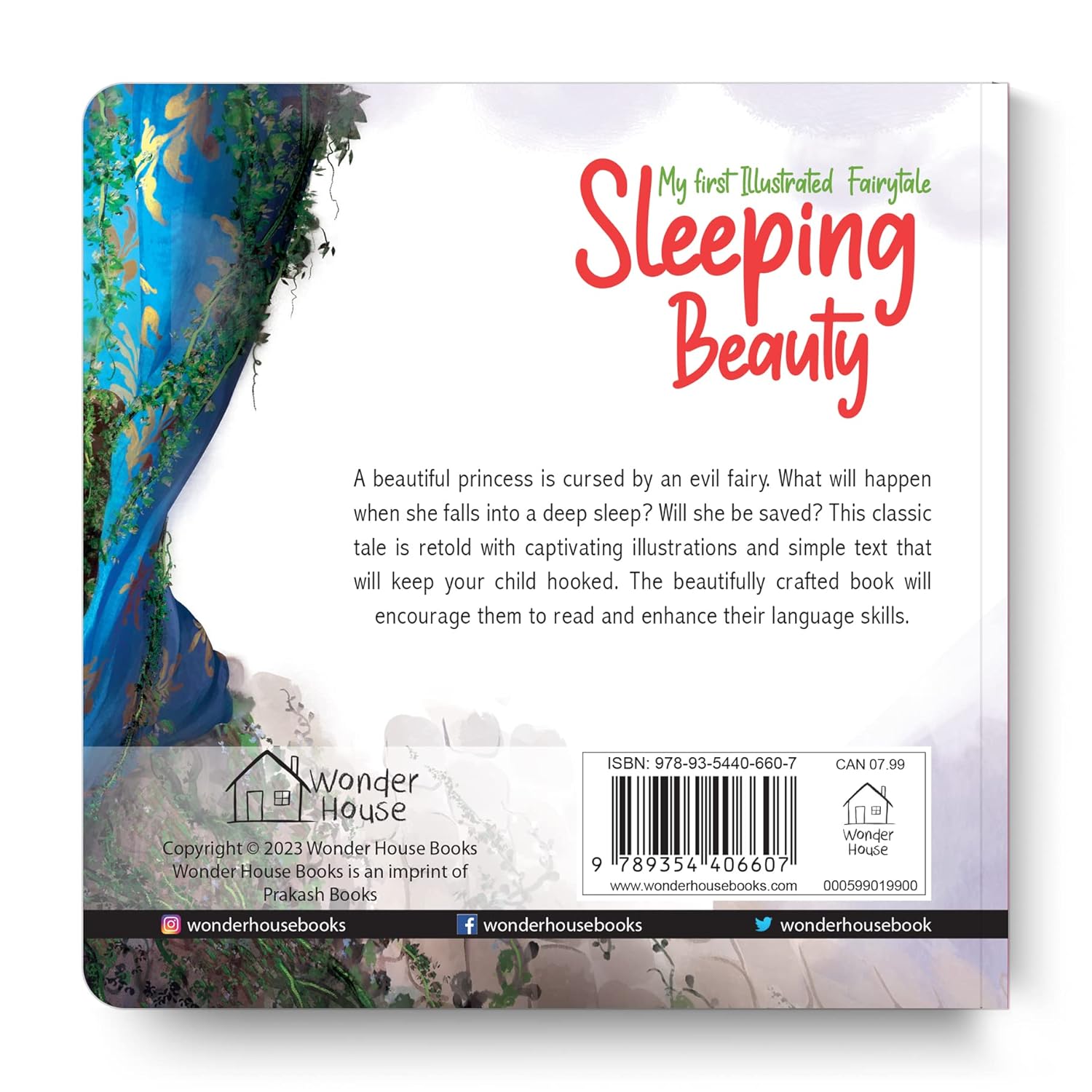 My First Illustrated Fairytale Board Book - Sleeping Beauty Board Book by Wonder House Books [Paperback] - versoz.com