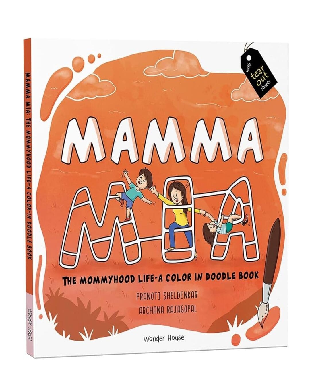 Mamma Mia : The Mommyhood Life - A Color-IN Doodle Book by Pranoti Sheldenkar (Author), Archana Rajagopal (Illustrator) [Paperback] - versoz.com