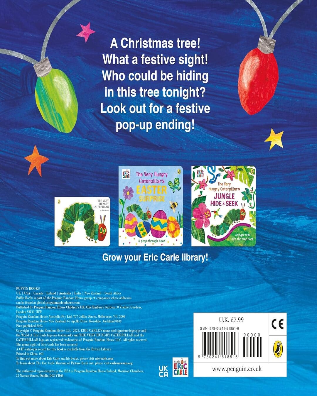 The Very Hungry Caterpillars Christmas Tree by Carle Eric [Board book] - versoz.com