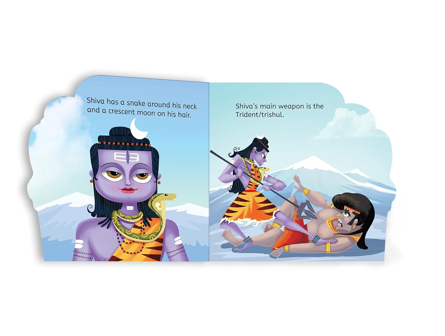 My First Shaped Board Book: Illustrated Lord Shiva Hindu Mythology Picture Book For Kids Age 2+ (Ind by Wonder House Books [Board Book] - versoz.com