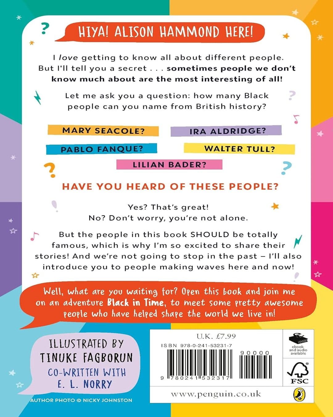 Black In Time by Alison Hammond [Paperback] - versoz.com