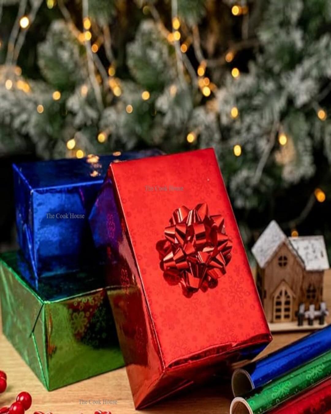 Gift Wrapping Plastic Holographic Metallic Gift Paper | 65cm X 45cm - versoz.com