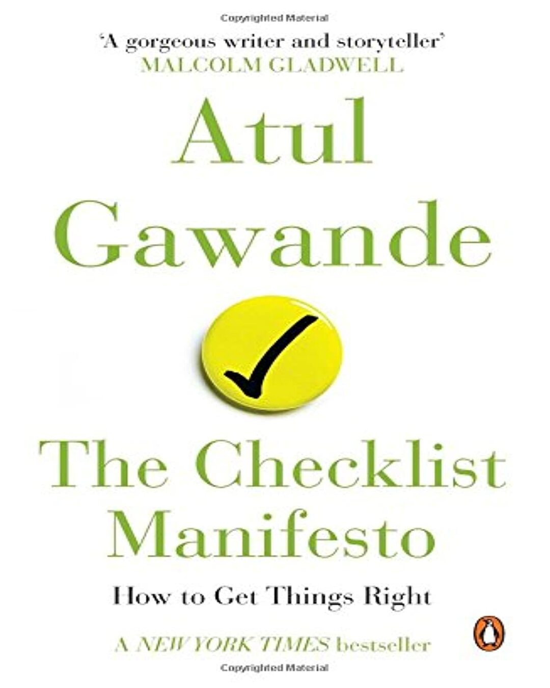 The Checklist Manifesto by Gawande Atul [Paperback] - versoz.com