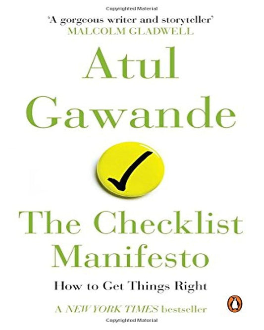 The Checklist Manifesto by Gawande Atul [Paperback] - versoz.com