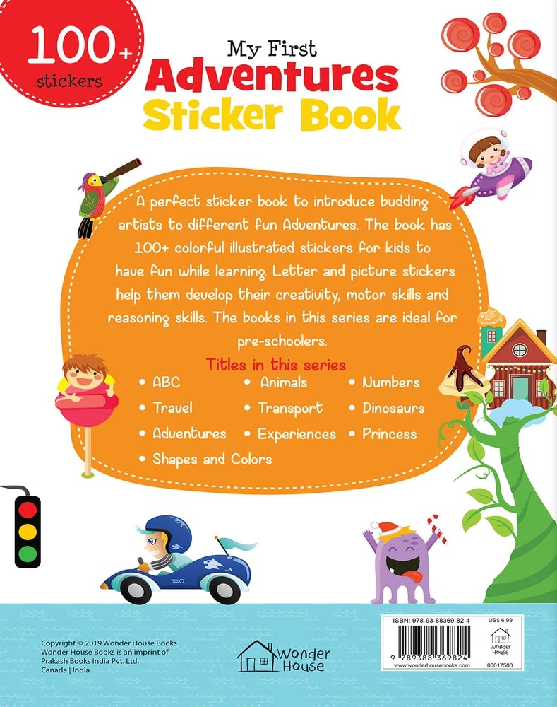 My First Adventures Sticker Book: My first sticker books by Wonder House Books [Paperback] - versoz.com