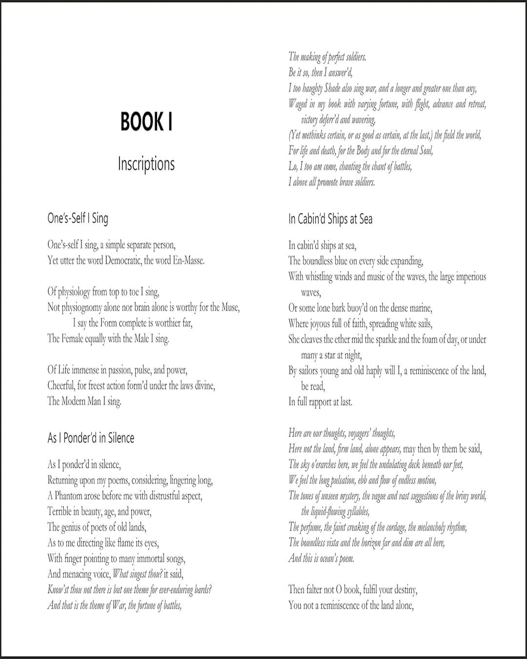 Leaves of Grass : Simplicity In Poetry by Walt Whitman [Paperback] - versoz.com