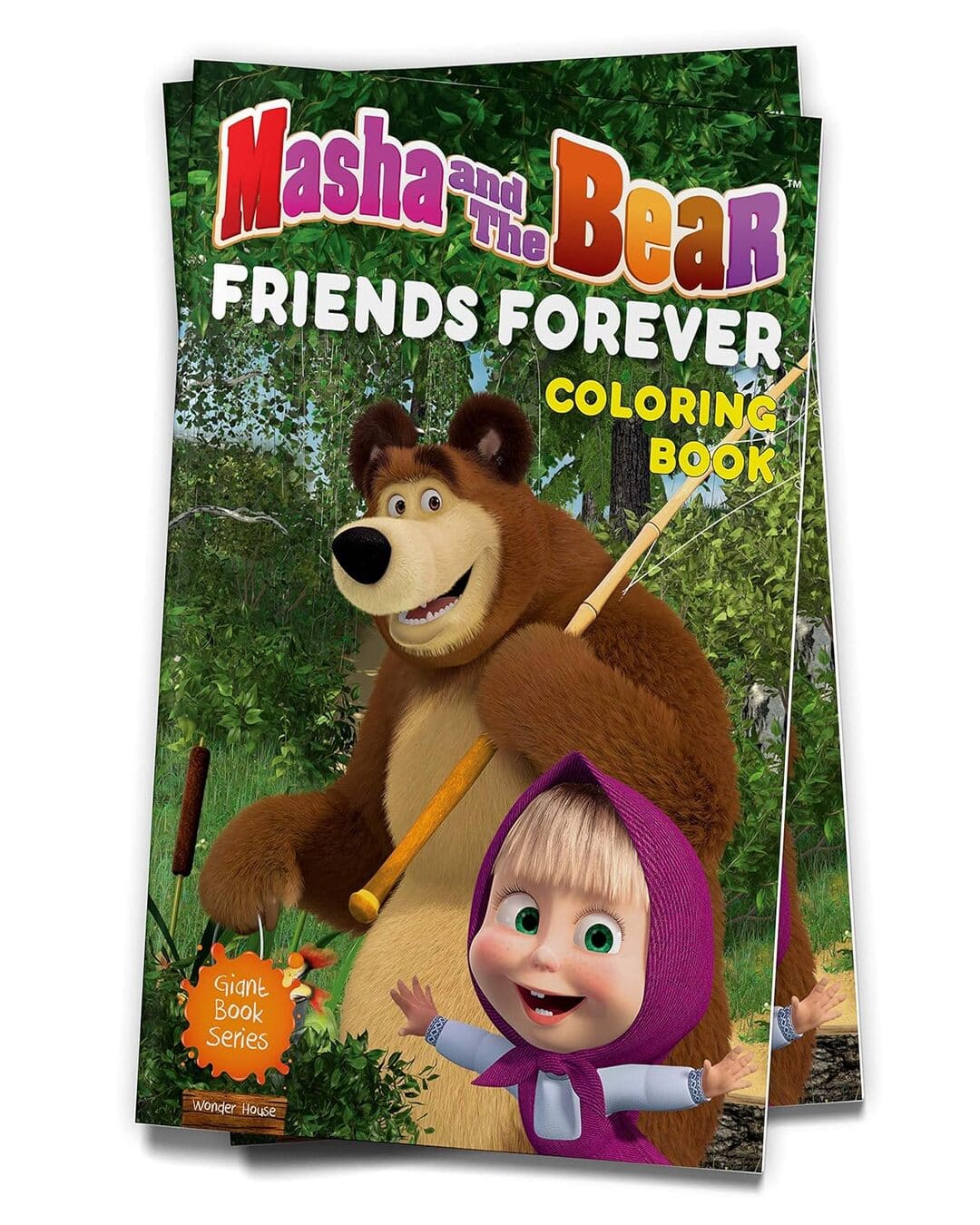Masha And The Bear - Friends Forever: Giant Coloring Book For Kids [Paperback] - versoz.com