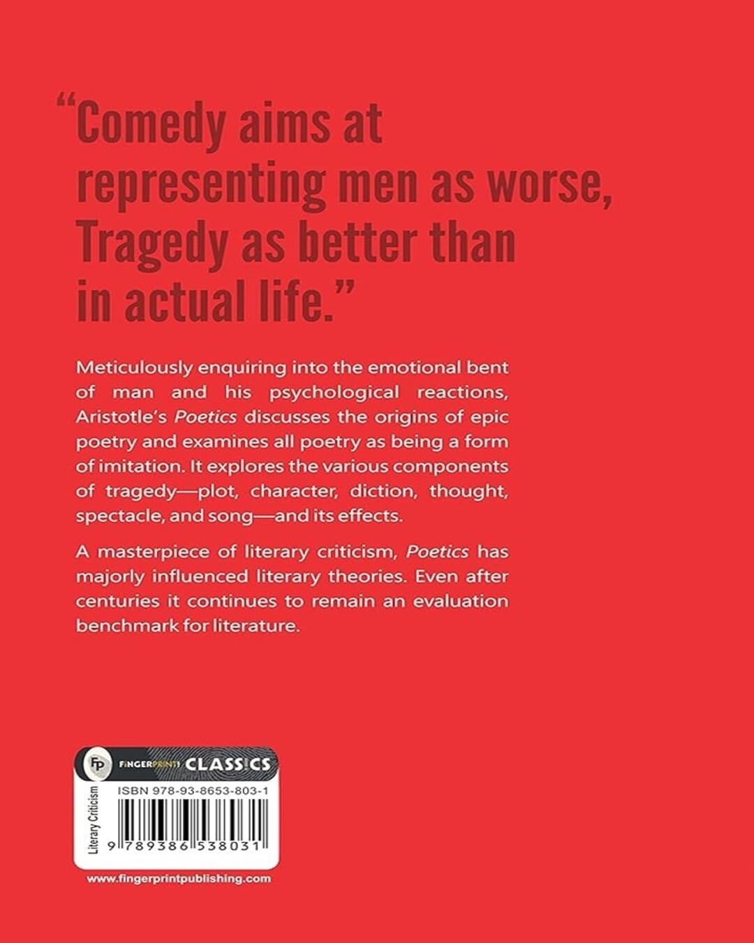 Poetics by Aristotle [Paperback] - versoz.com