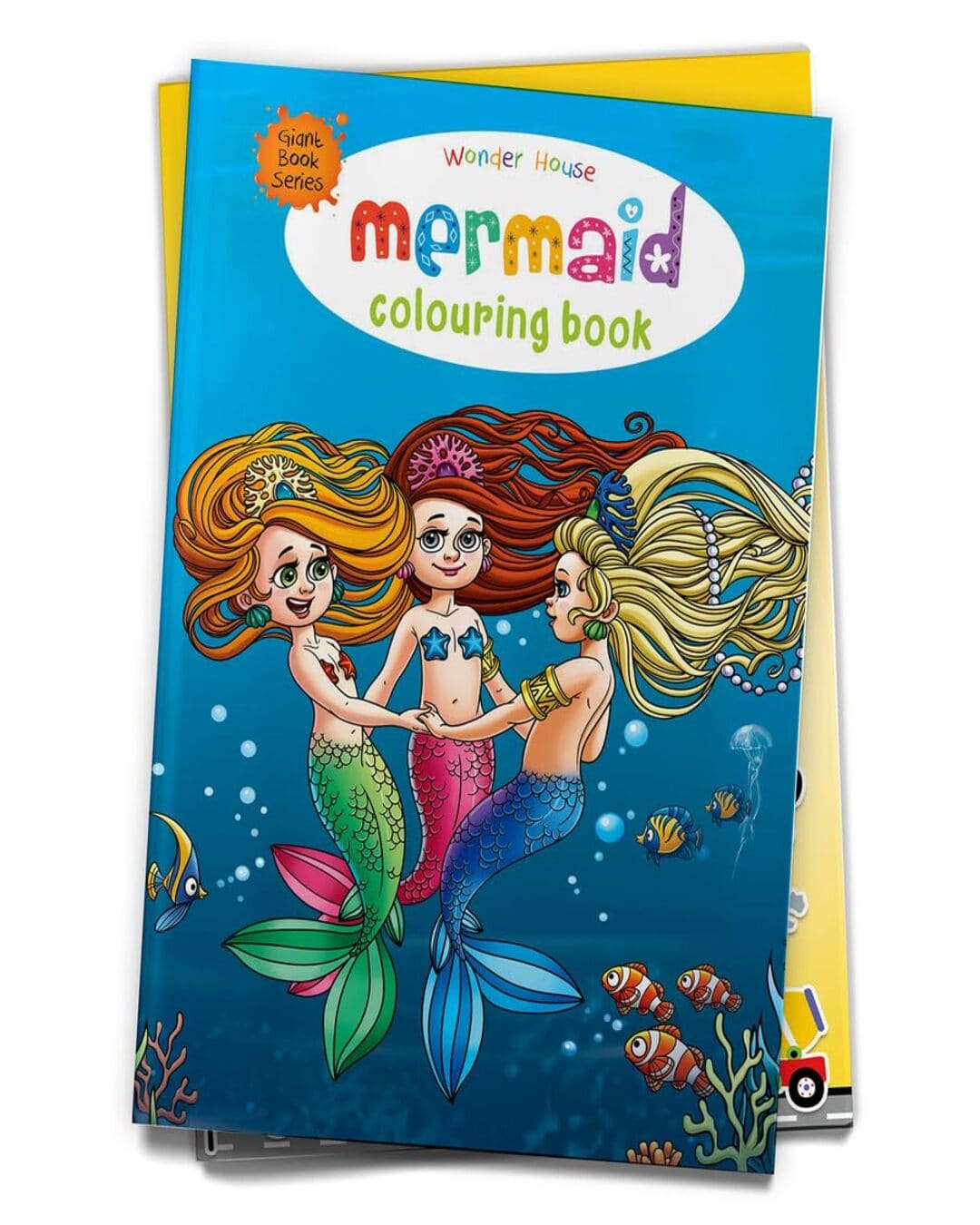 Mermaid Colouring Book (Giant Book Series): Jumbo Sized Colouring Books [Paperback] - versoz.com