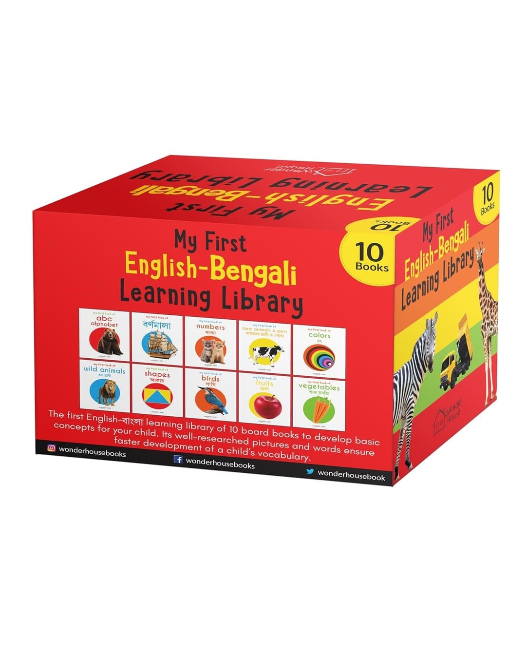 My First English-Bengali Learning Library [Board Book Box Set] - versoz.com