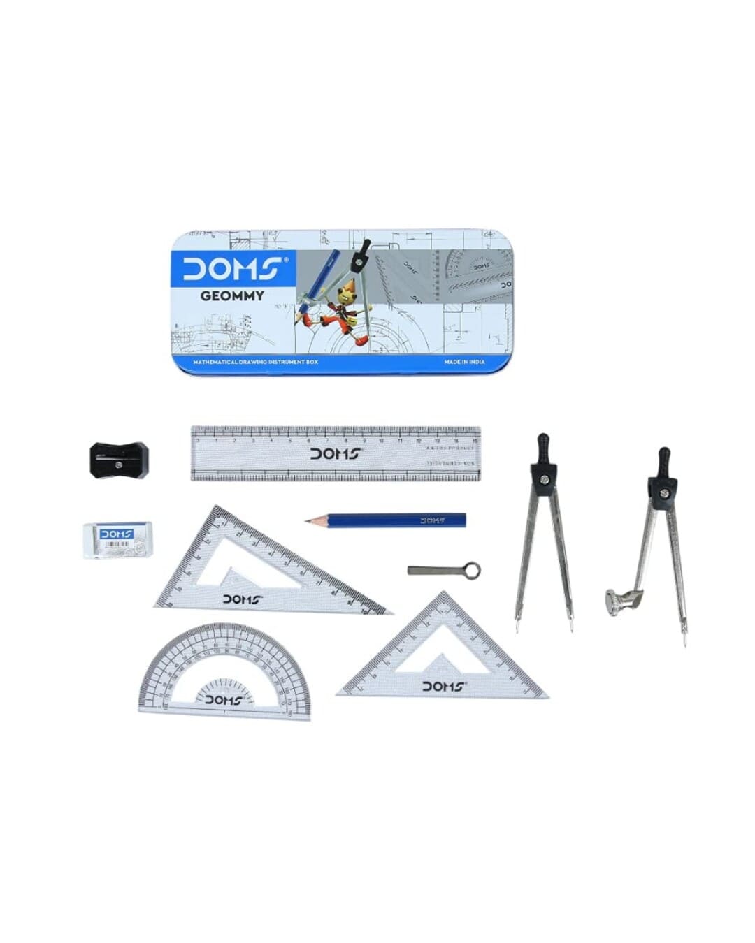 Doms Geommy | Mathematical Drawing Instruments Box - versoz.com