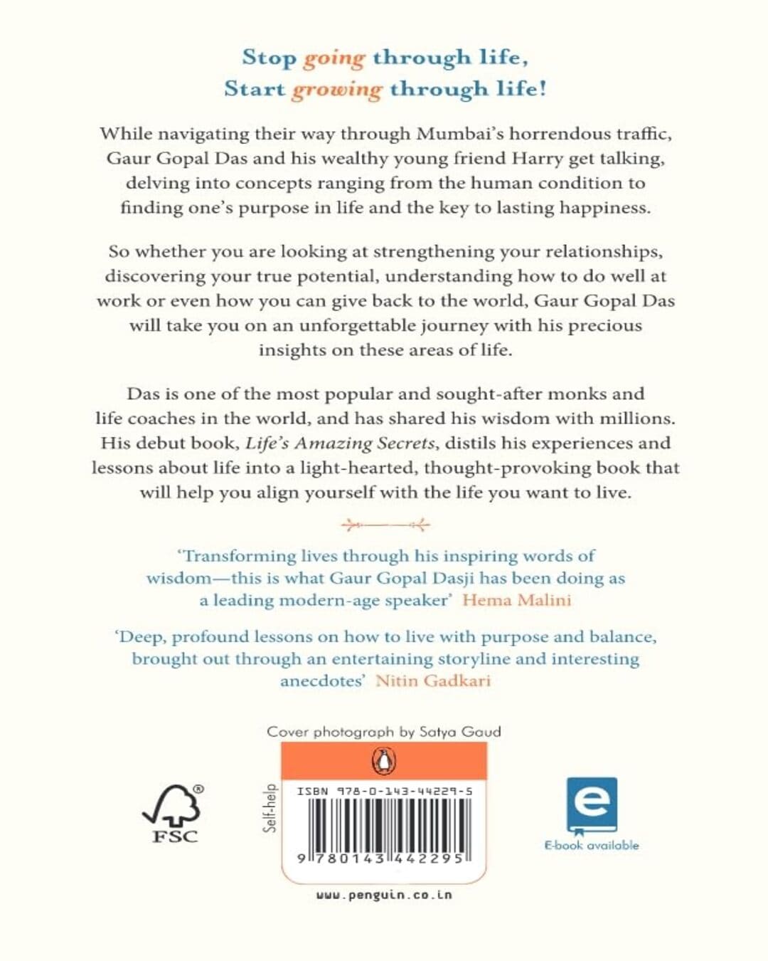 Life's Amazing Secrets: How to Find Balance and Purpose in Your Life by Gaur Gopal Das [Paperback] - versoz.com