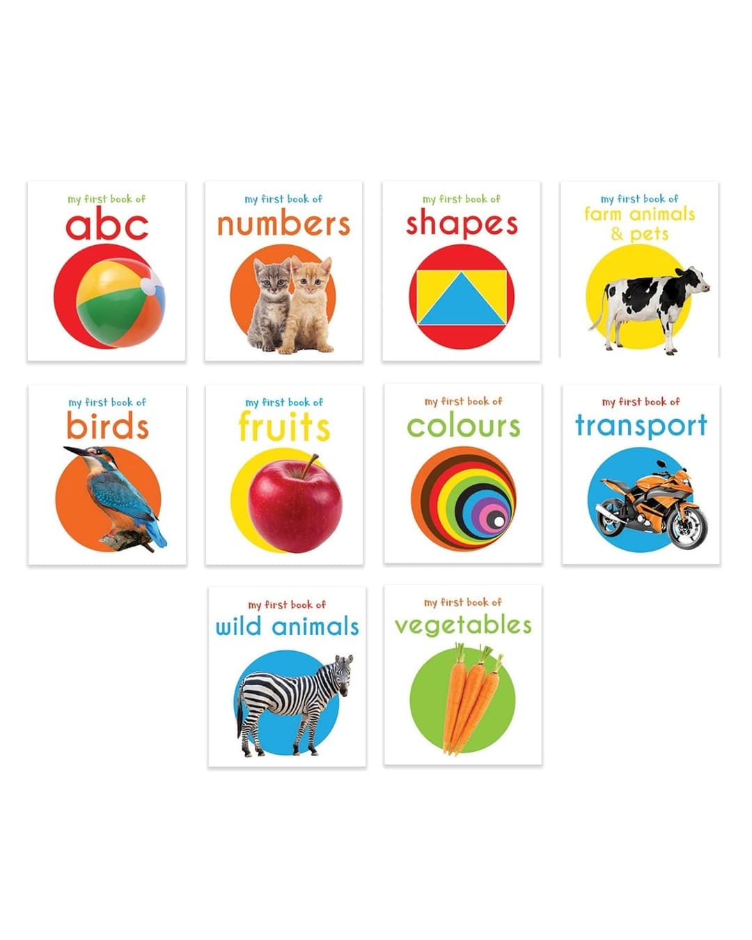 My First Library : 10 Board Books for Kids [Box Set] - versoz.com