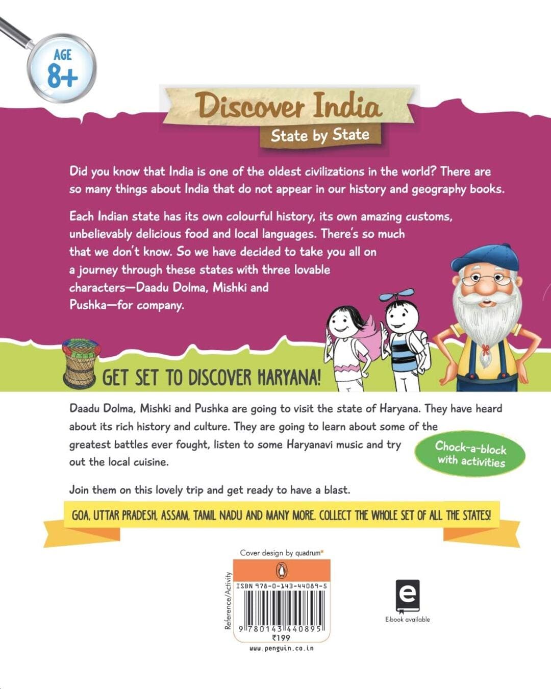 Discover India: Off To Haryana by Quadrum Learning Series [Paperback] - versoz.com