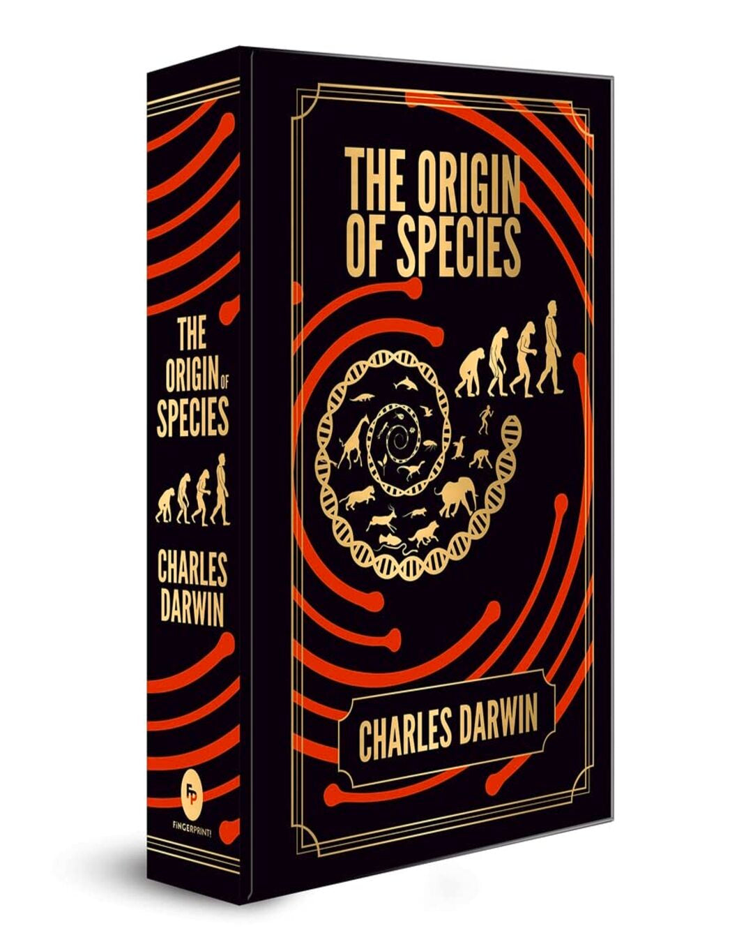 The Origin of Species (Deluxe Hardbound Edition) by Charles Darwin [Hardcover] - versoz.com