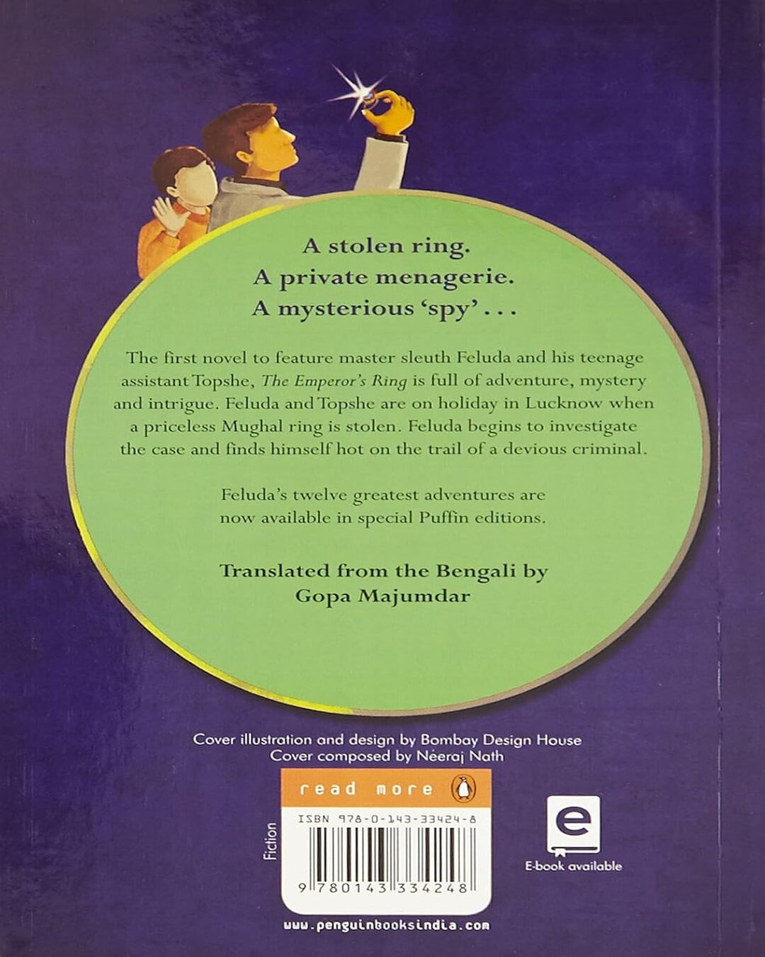 The Adventures of Feluda: Emperor's Ring by Ray Satyajit [Paperback] - versoz.com