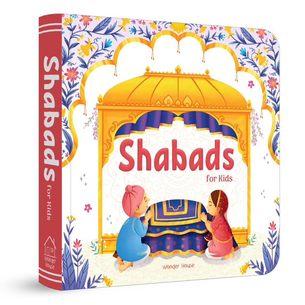 Shabads For Kid - Selected Sikh Hymns in Two Languages | Age: 3+ by Wonder House Books [Board Book] - versoz.com