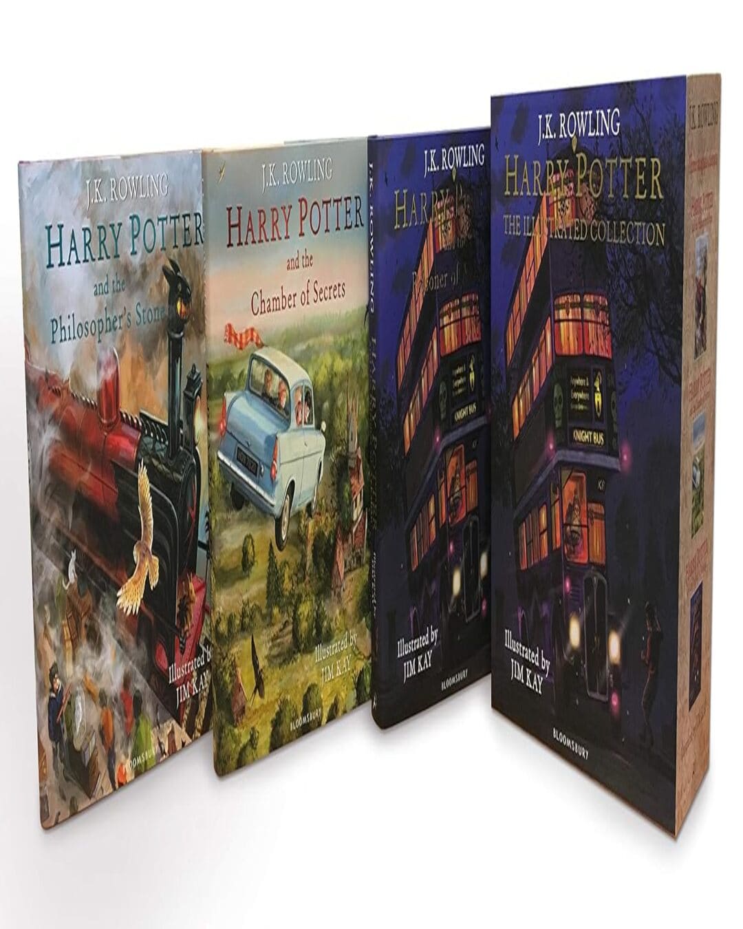 Harry Potter - The Illustrated Collection: Three Magical Classics by J.K. Rowling [Hardcover] - versoz.com