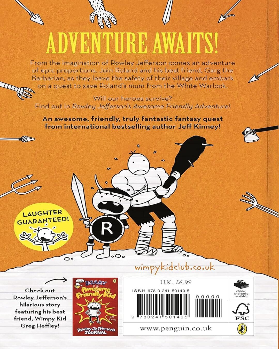 Rowley Jeffersons Awesome Friendly Adventure by Jeff Kinney [Paperback] - versoz.com