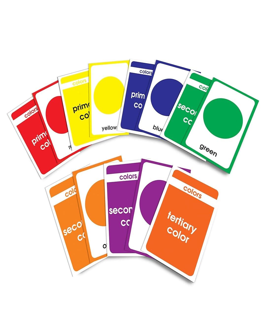 Amazing Flash Cards Colors & Shapes: Early Development of Preschool Toddler (55 Cards) by Wonder House Books [Card Book] - versoz.com