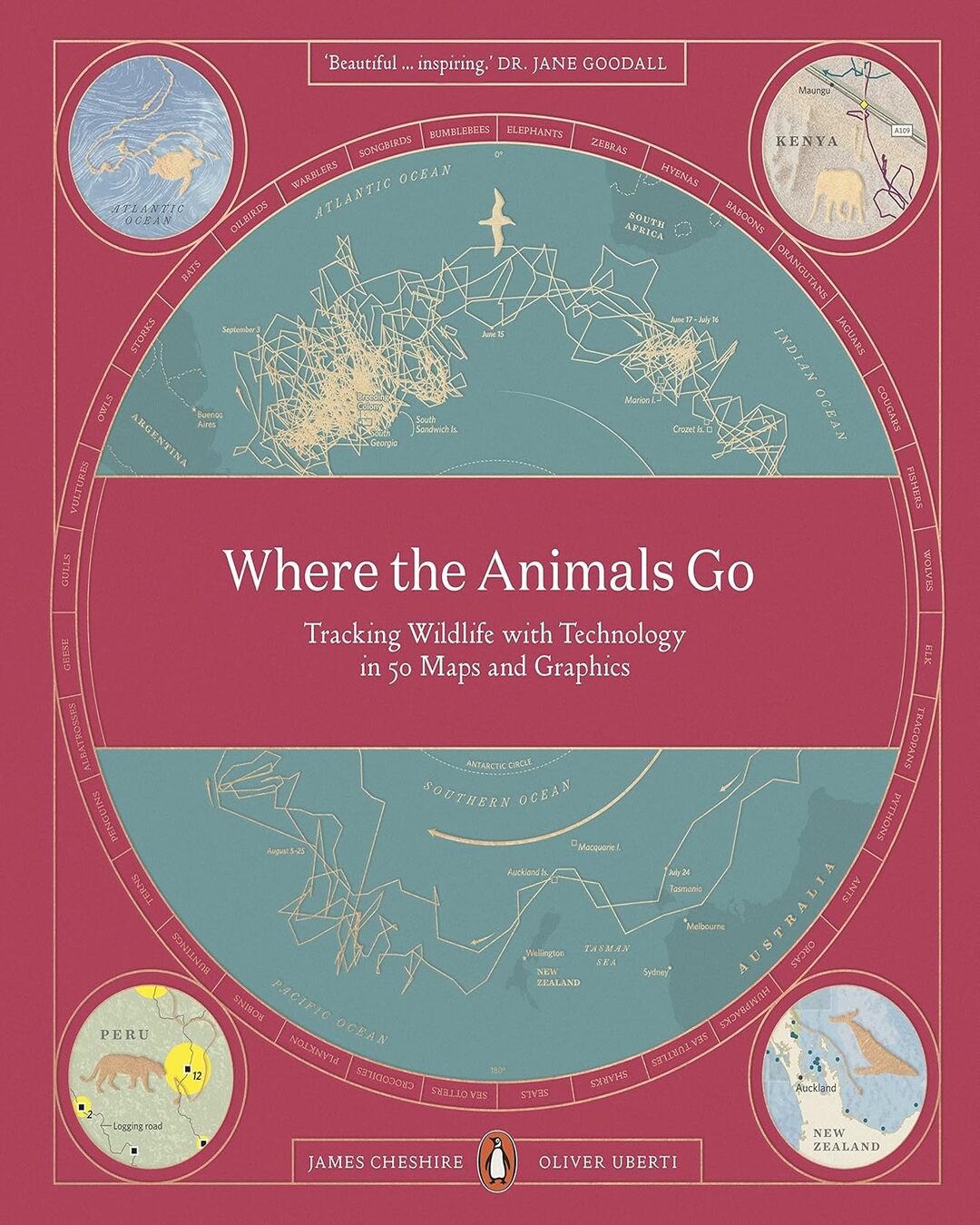 Where The Animals Go by James Cheshire, Oliver Uberti [Paperback] - versoz.com