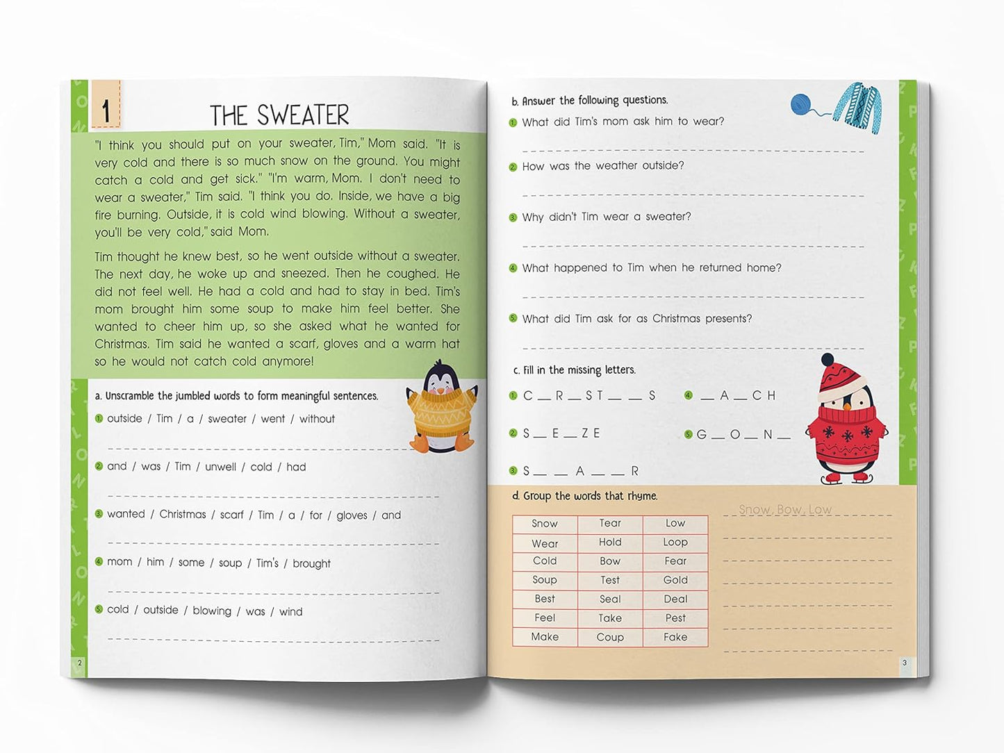 Fun Time Reading Comprehension - Activity Workbook For Children - Level 1 by Wonder House Books [Paperback] - versoz.com