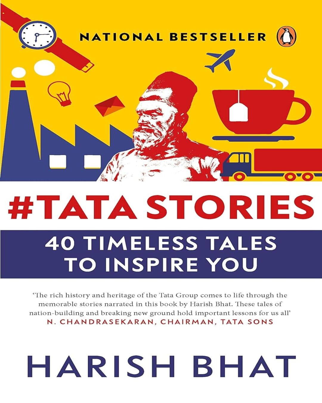 #Tatastories: 40 Timeless Tales to Inspire You by Harish Bhat [Hardcover] - versoz.com