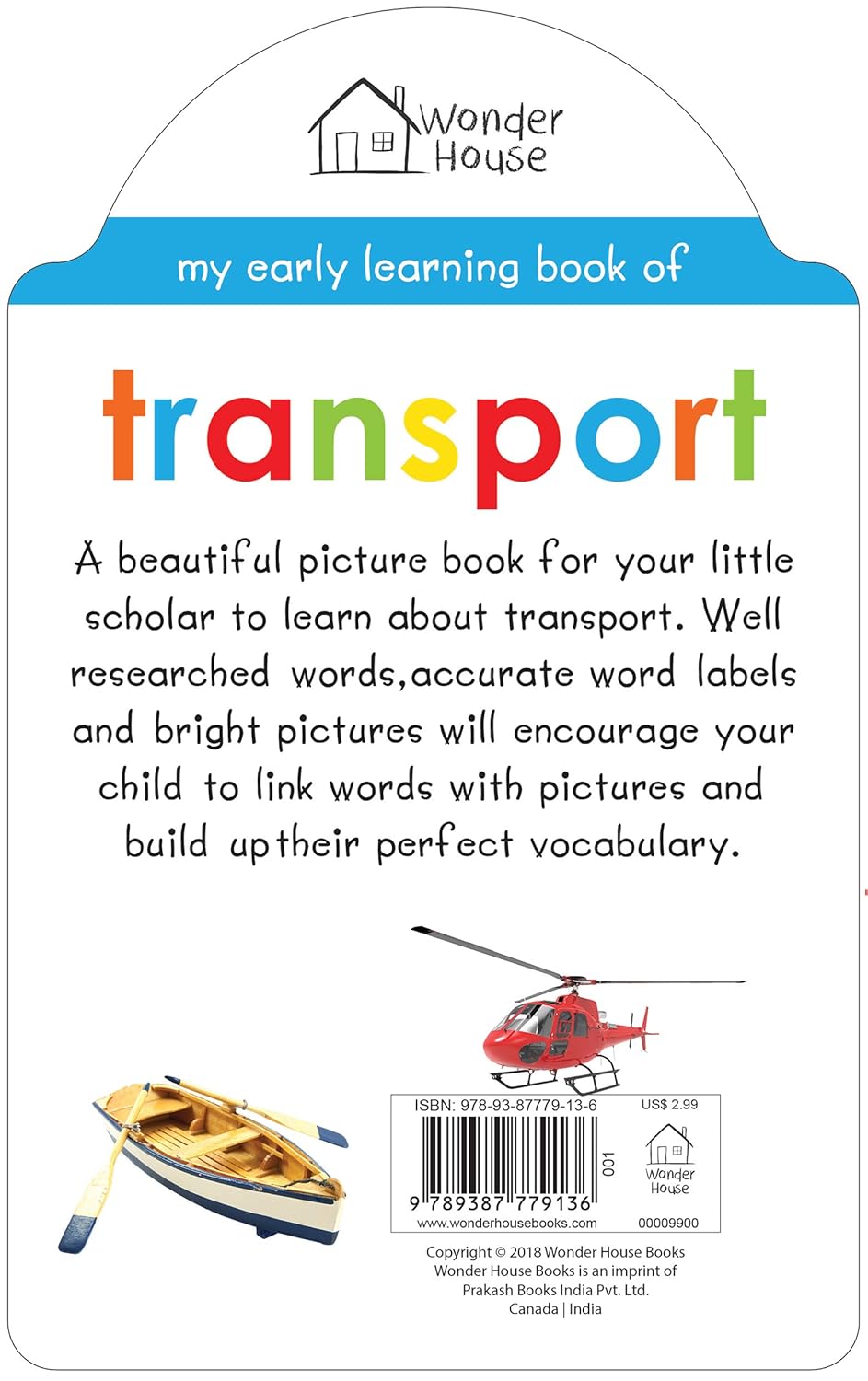 My Early Learning Book of Transport: Attractive Shape Board Books For Kids by Wonder House Books [Board Book] - versoz.com