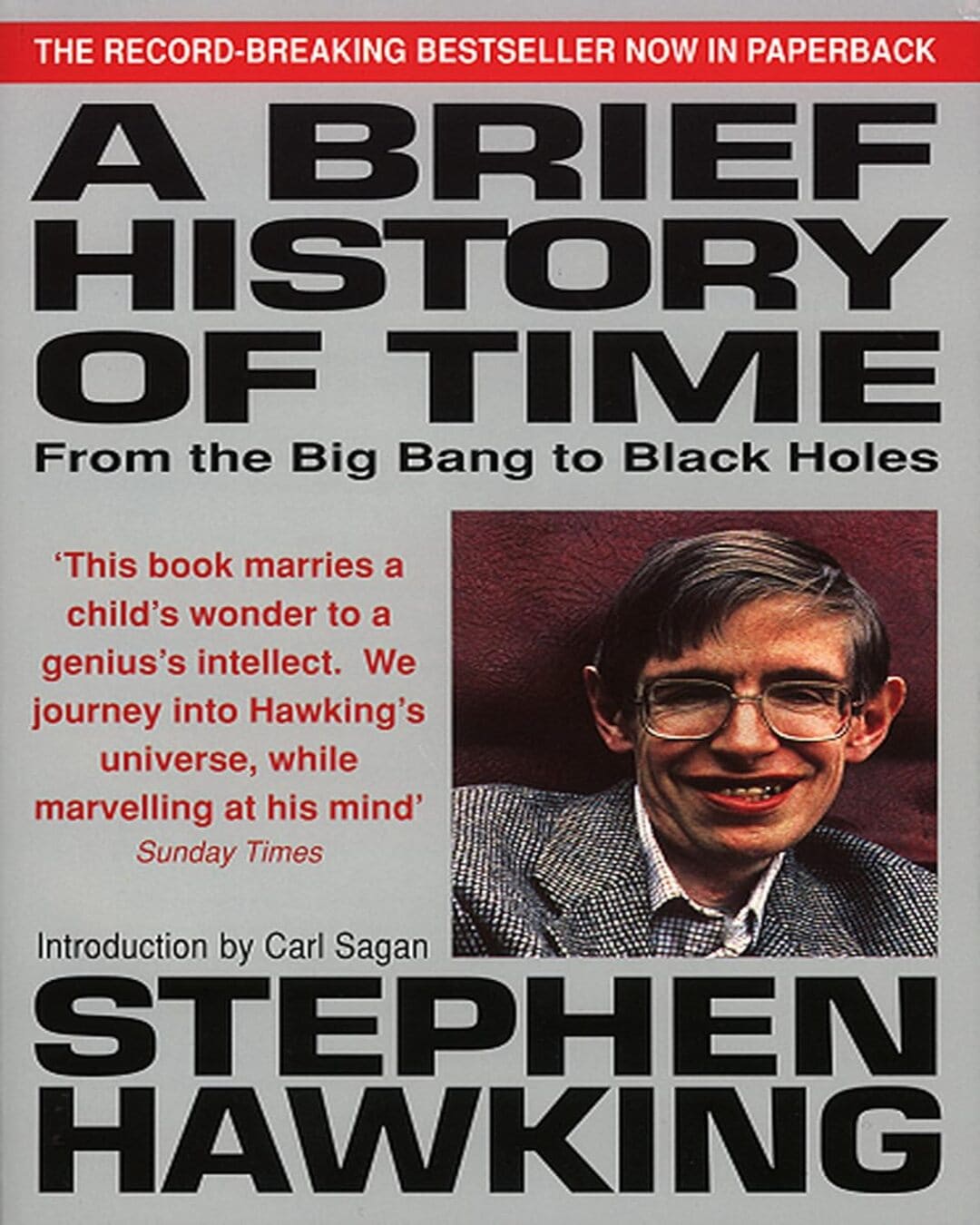 A Brief History of Time : From the Big Bang to Black Holes by Stephen Hawking [Paperback] - versoz.com