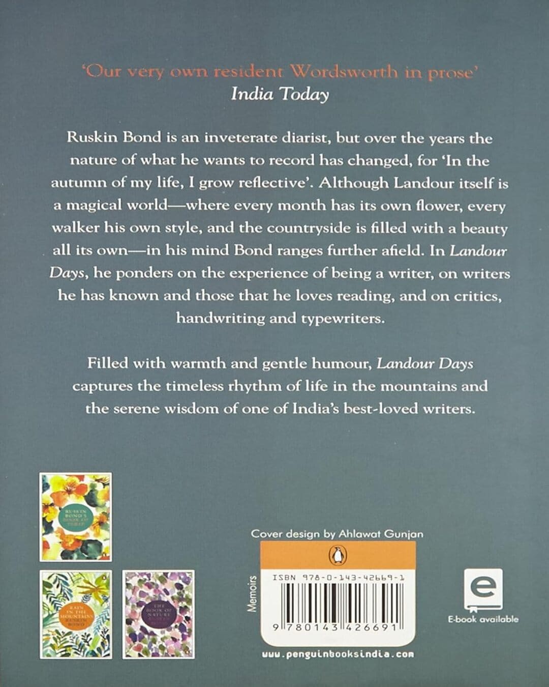 Landour Days by Ruskin Bond [Paperback] - versoz.com