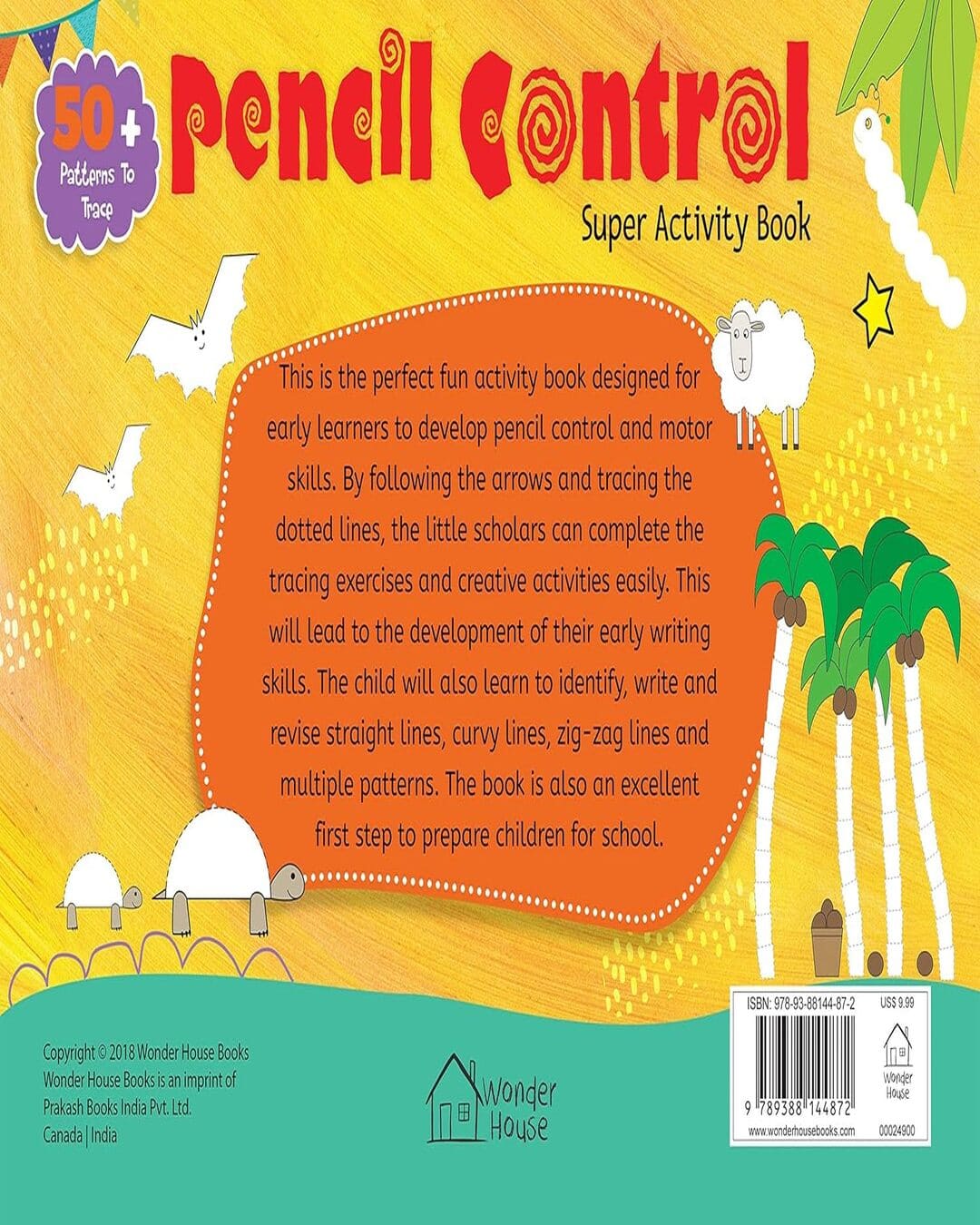 Pencil Control Super Activity Book : Activity Book for children by Wonder House Books [Paperback] - versoz.com