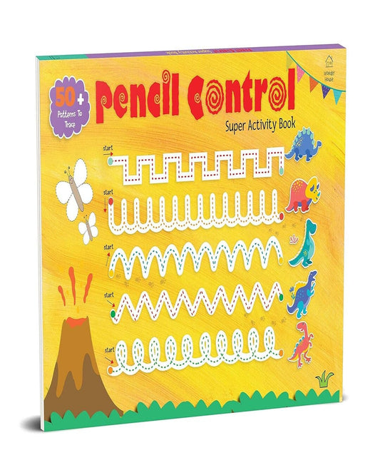 Pencil Control Super Activity Book : Activity Book for children by Wonder House Books [Paperback] - versoz.com
