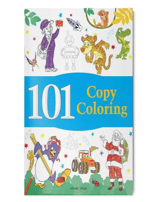 101 Copy Coloring: Fun Activity Book For Children [Paperback] - versoz.com