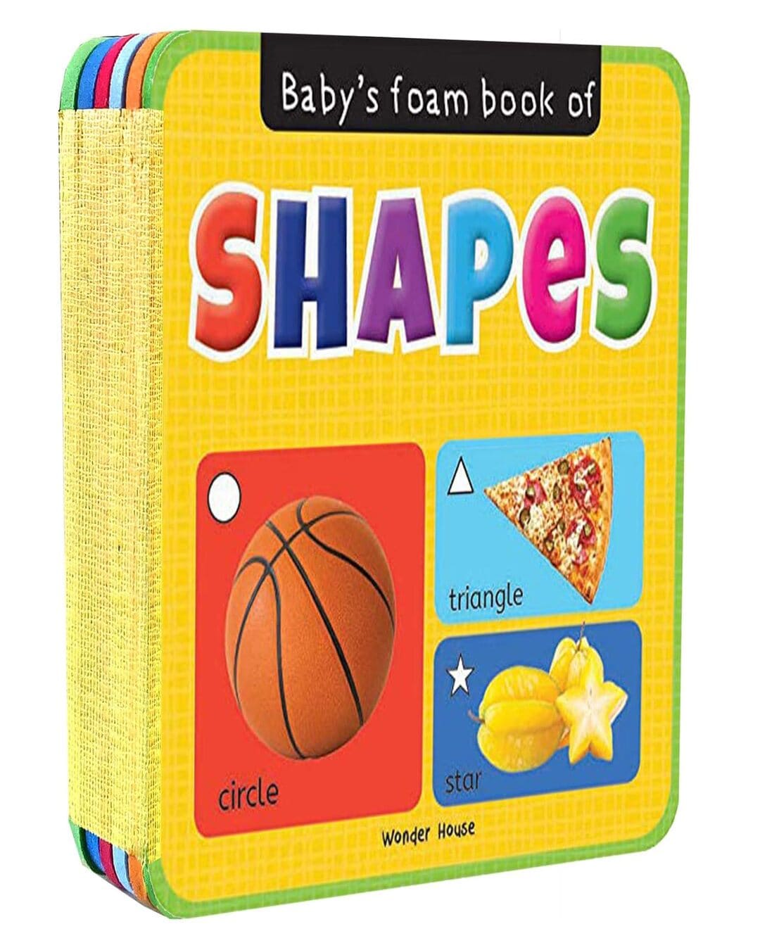 Babys Foam Book of Shapes (Babys Foam Books) by Wonder House Books [Board book] - versoz.com
