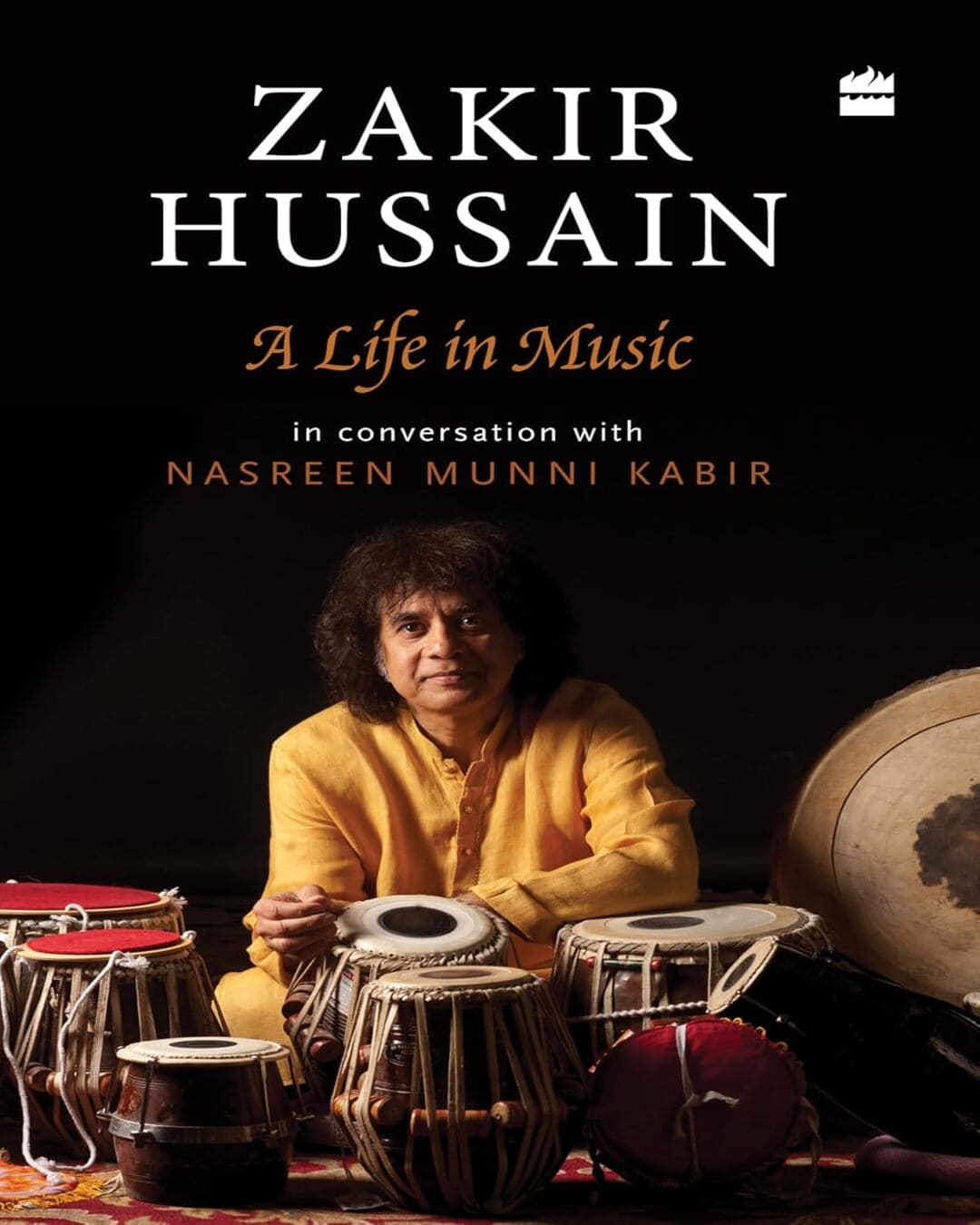 Zakir Husain: A Life in Music by Zakir Hussain, NASREEN MUNNI KABIR [Paperback] - versoz.com
