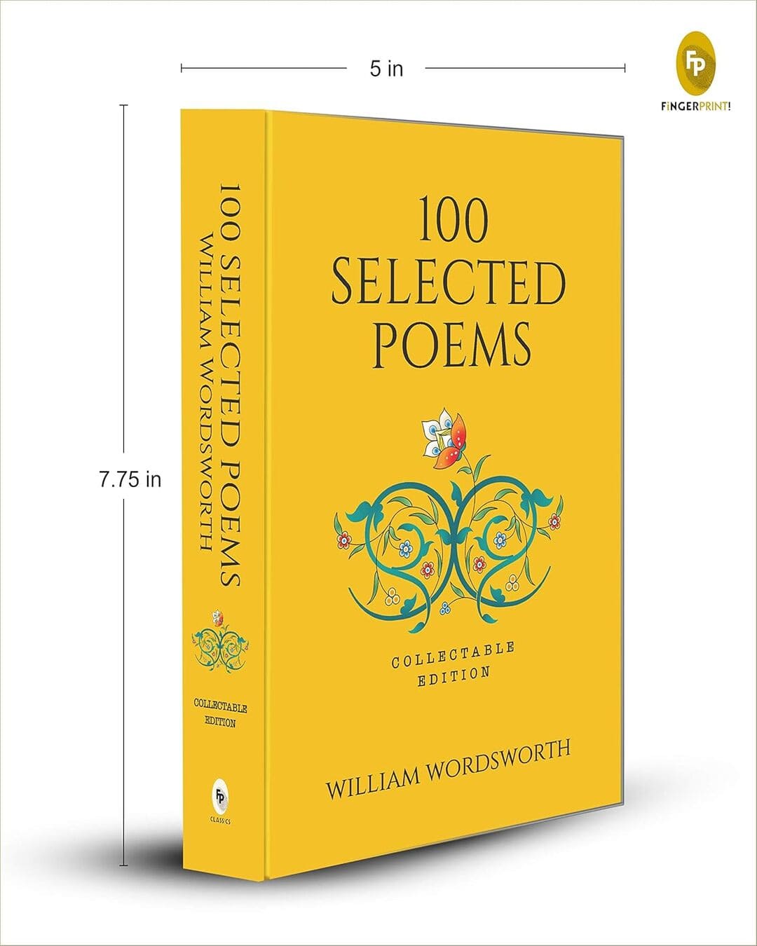 100 Selected Poems by William Wordsworth [Collectable Hardbound Edition] [Hardcover] - versoz.com