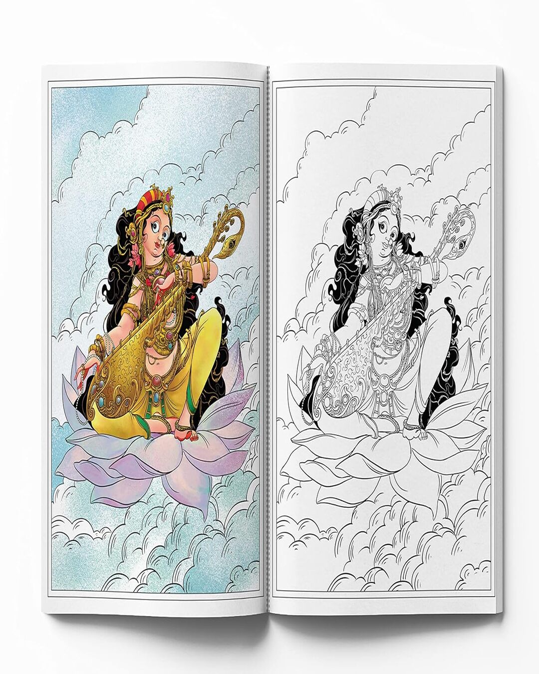 Gods and Goddesses - Spiritual Coloring Book by Wonder House Books [Paperback] - versoz.com