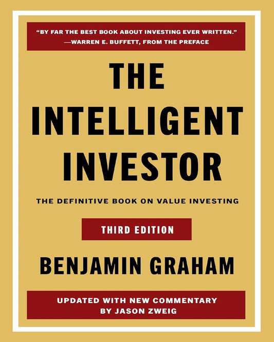 The Intelligent Investor : The Definitive Book on Value Investing (Third Edition) by Benjamin Graham, Jason Zweig [Hardcover] - versoz.com