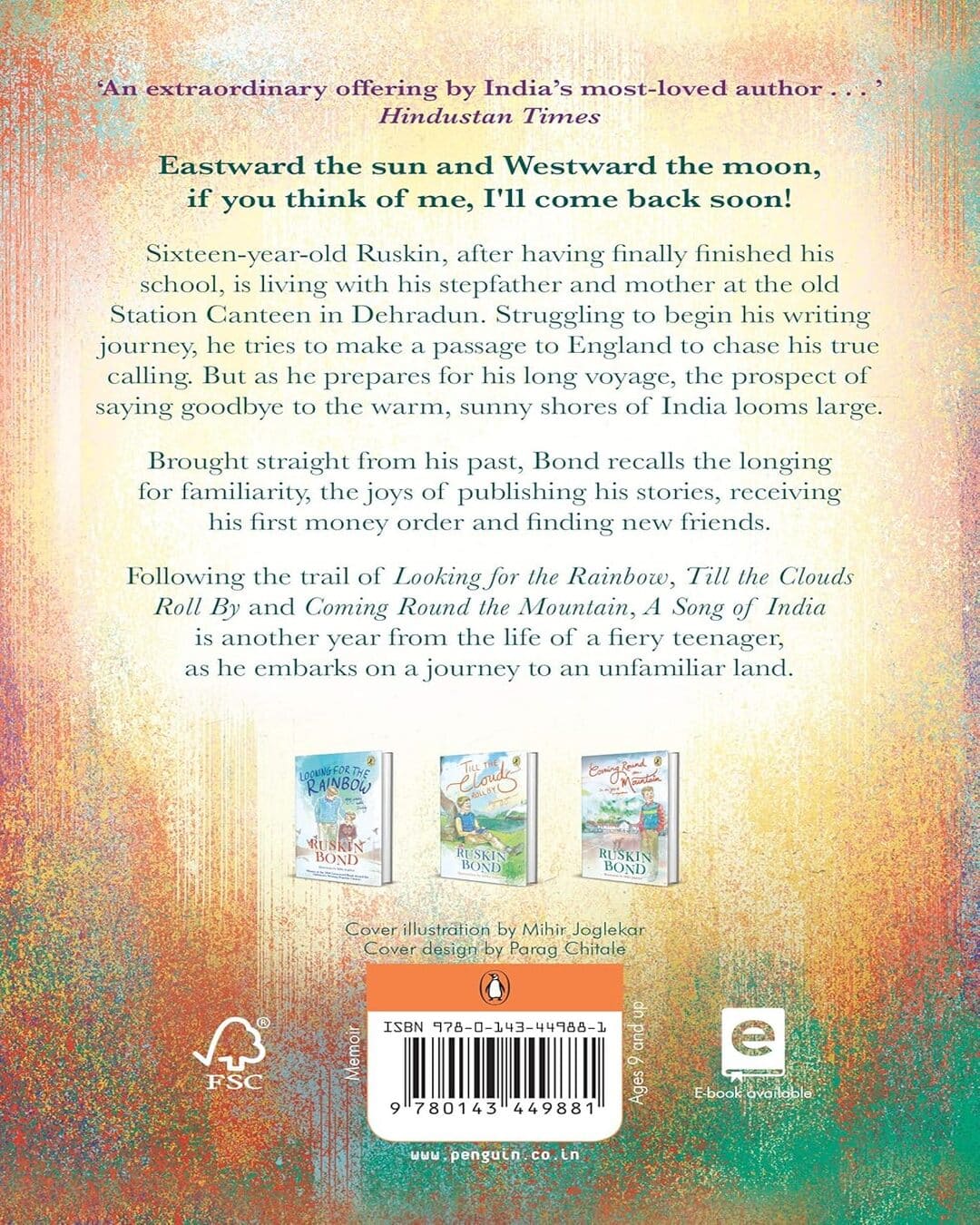 Song Of India by Ruskin Bond [Hardcover] - versoz.com