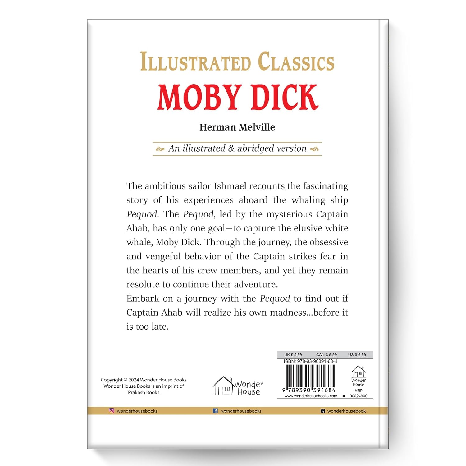 Moby Dick: Abridged Novels With Review Questions by Herman Melville [Hardecover] - versoz.com