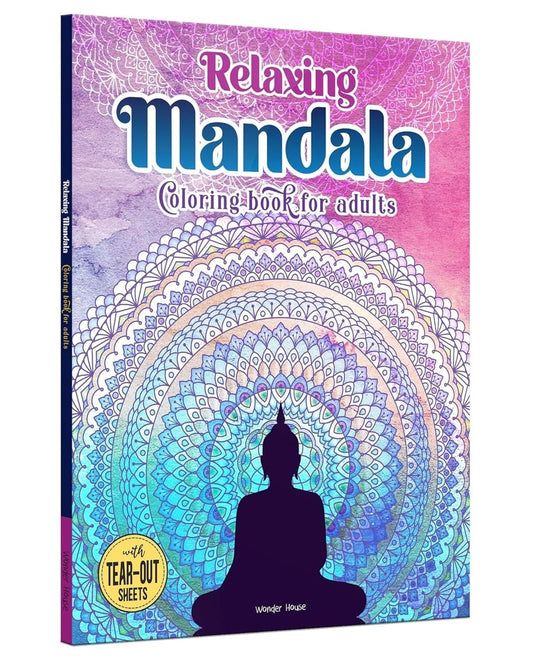 Relaxing Mandala Coloring Book for Adults by Wonder House Books [Paperback] - versoz.com