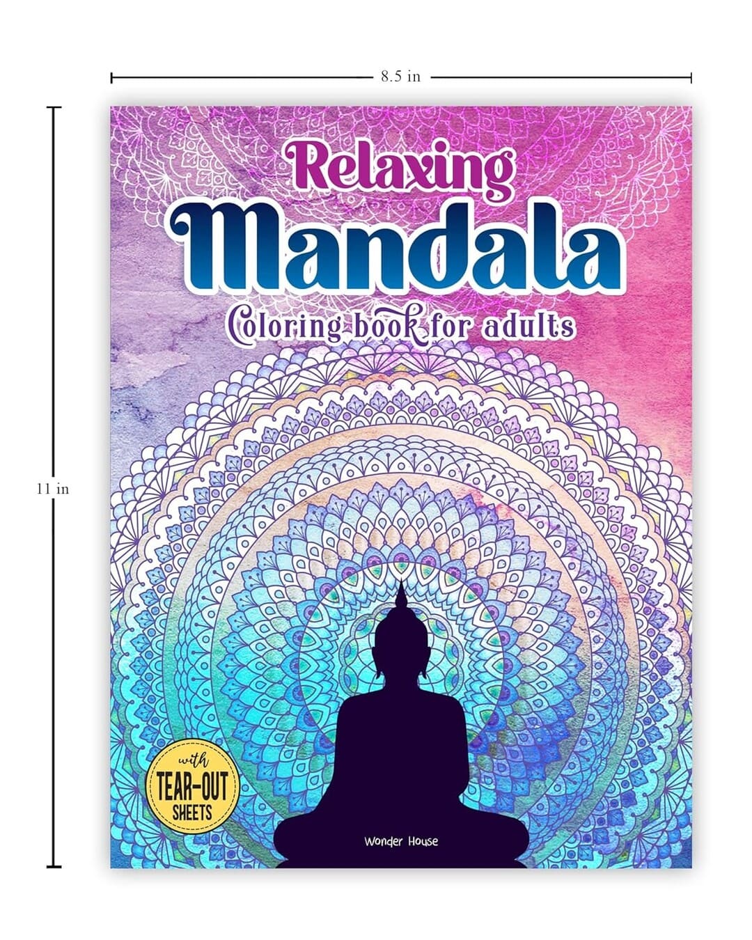 Relaxing Mandala Coloring Book for Adults by Wonder House Books [Paperback] - versoz.com