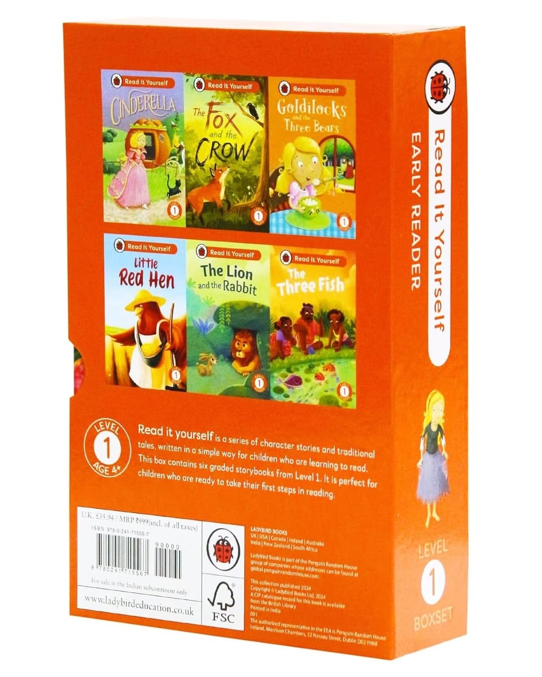 Read It Yourself : Early Readers Level 1 by Ladybird [Hardcover Box Set] - versoz.com
