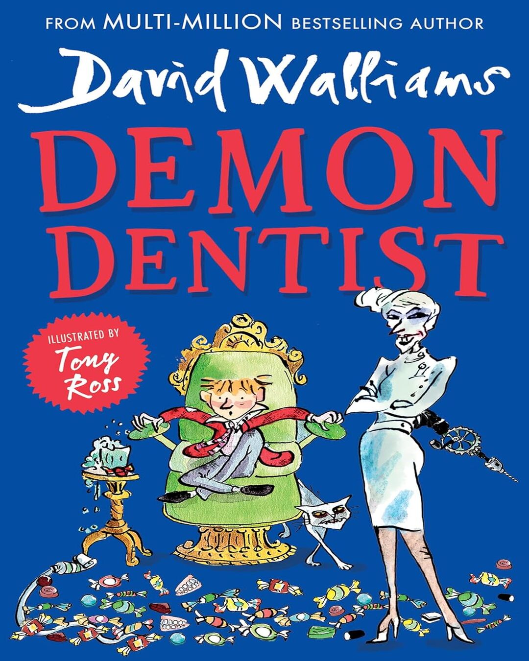 Demon Dentist by David Walliams (Author), Tony Ross (Illustrator) [Paperback] - versoz.com
