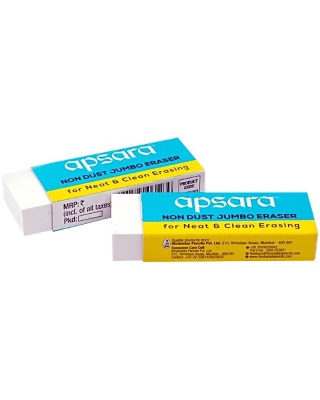 Apsara Non Dust Jumbo Eraser | 1 Eraser - versoz.com