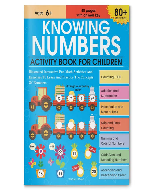 Knowing Numbers Activity Book For Children by Wonder House Books [Paperback] - versoz.com