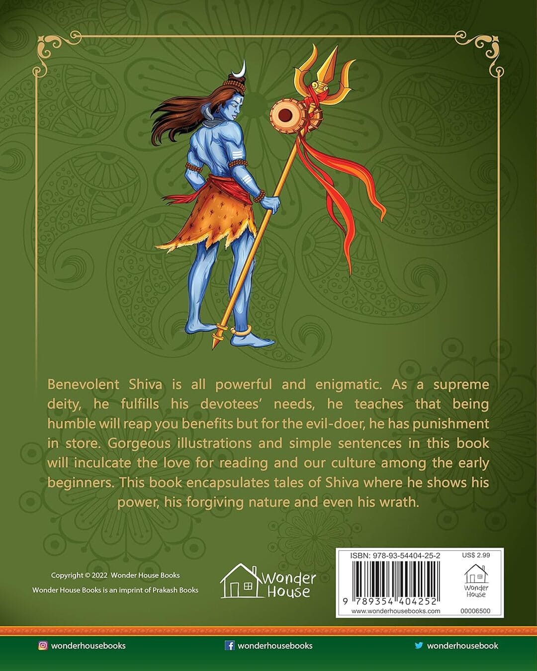 Tales From Shiva For Children: Indian Mythology by Wonder House Books [Paperback] - versoz.com