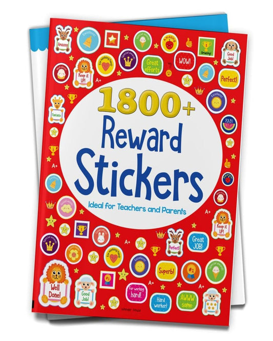 1800+ Reward Stickers - Ideal For Teachers And Parents : Sticker Book With Over 1800 Stickers To Boost The Morale of Kids by Wonder House Books [Paperback] - versoz.com