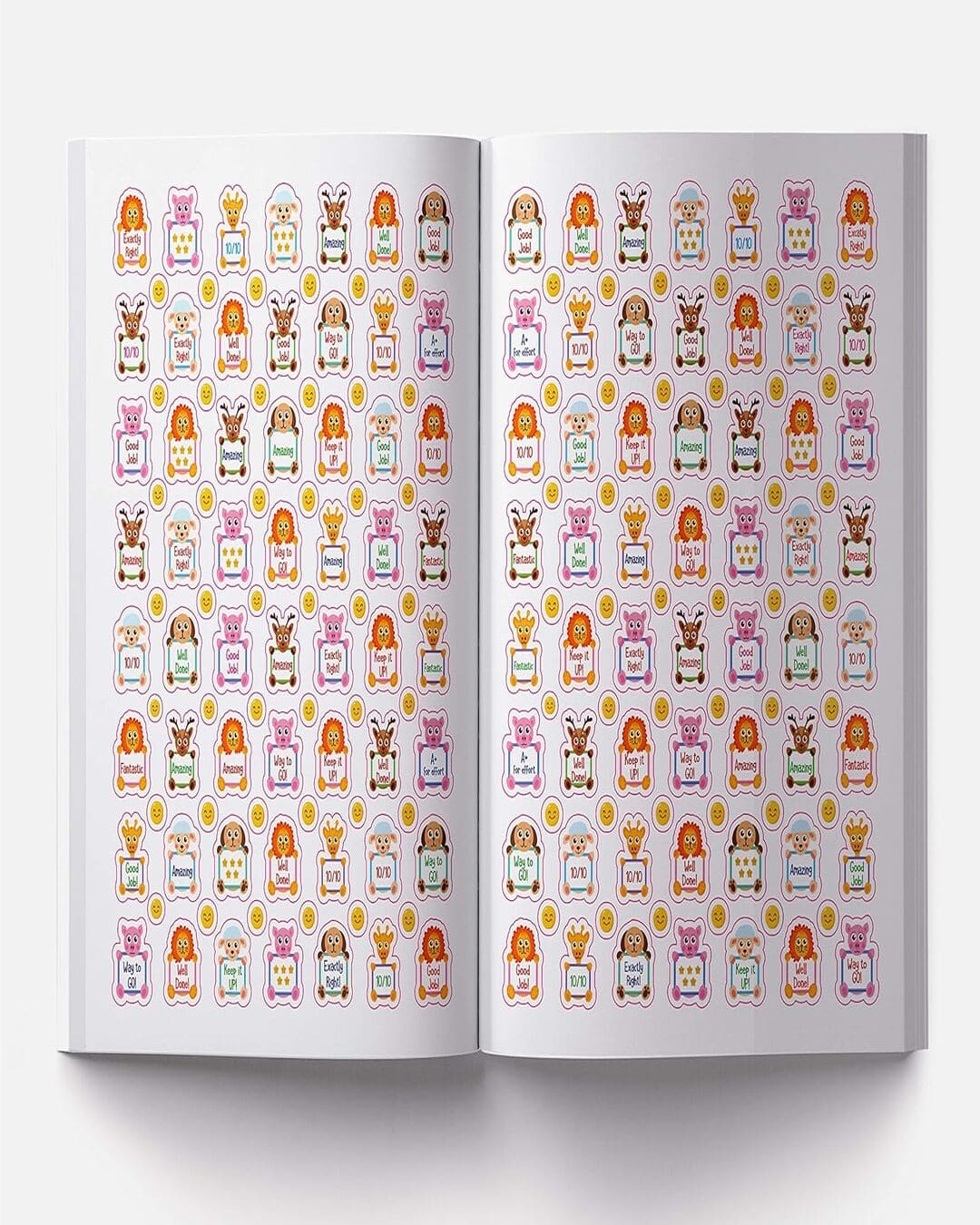 1800+ Reward Stickers - Ideal For Teachers And Parents : Sticker Book With Over 1800 Stickers To Boost The Morale of Kids by Wonder House Books [Paperback] - versoz.com